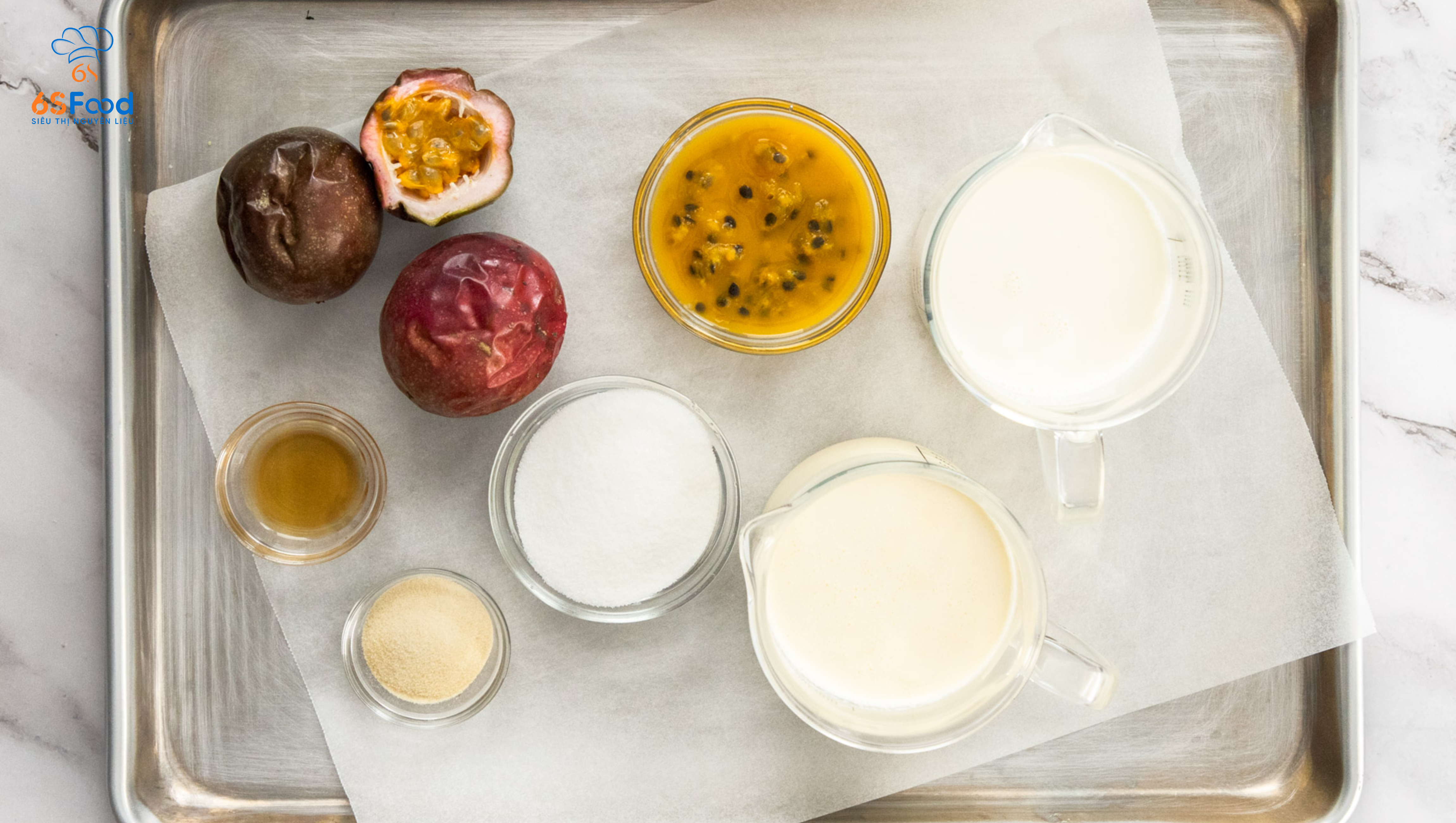 Nguyên liệu làm Panna cotta