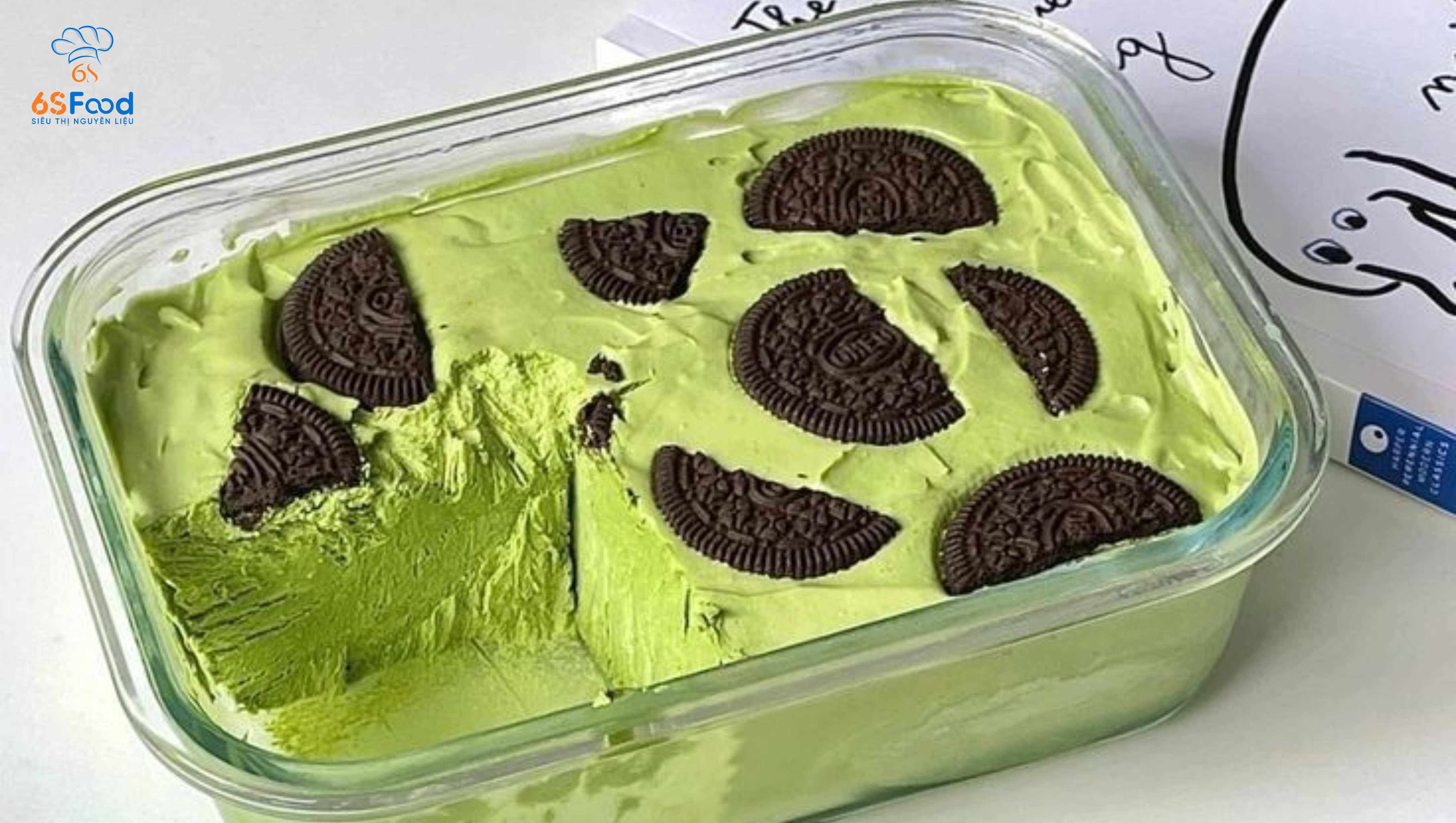 kem matcha mát lạnh, thơm béo