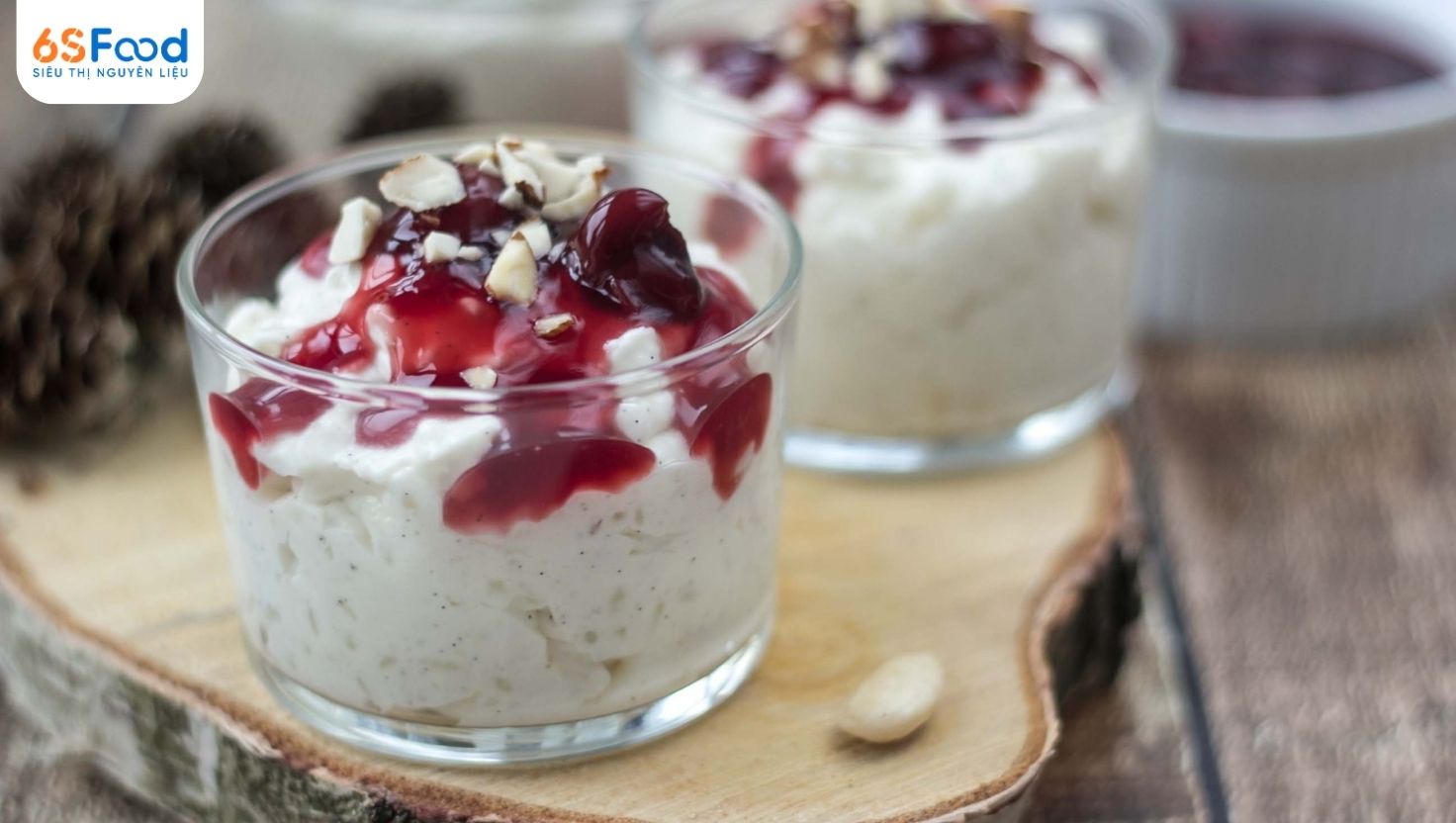 Bánh Pudding Hạnh Nhân Đan Mạch