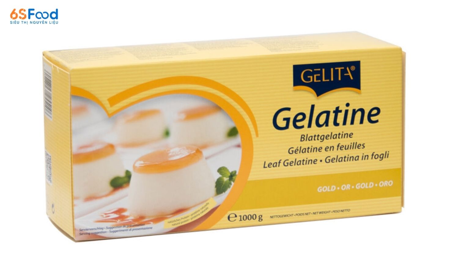 Lá gelatin Gelita 